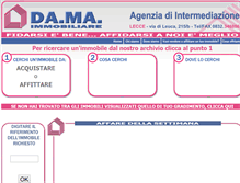 Tablet Screenshot of damaimmobiliare.it