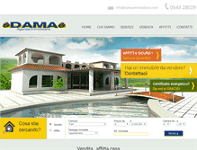 Tablet Screenshot of damaimmobiliare.com
